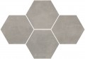 Stark Pure Grey mosaic hexagon 28,3x40,8 Matowa [STARGRES]