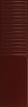 Groove burgundy 2 gloss STR P�ytka �cienna 298x78 Po�ysk [TUB�DZIN]