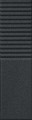Groove graphite sugar 2 STR P�ytka �cienna 298x78 Po�ysk [TUB�DZIN]